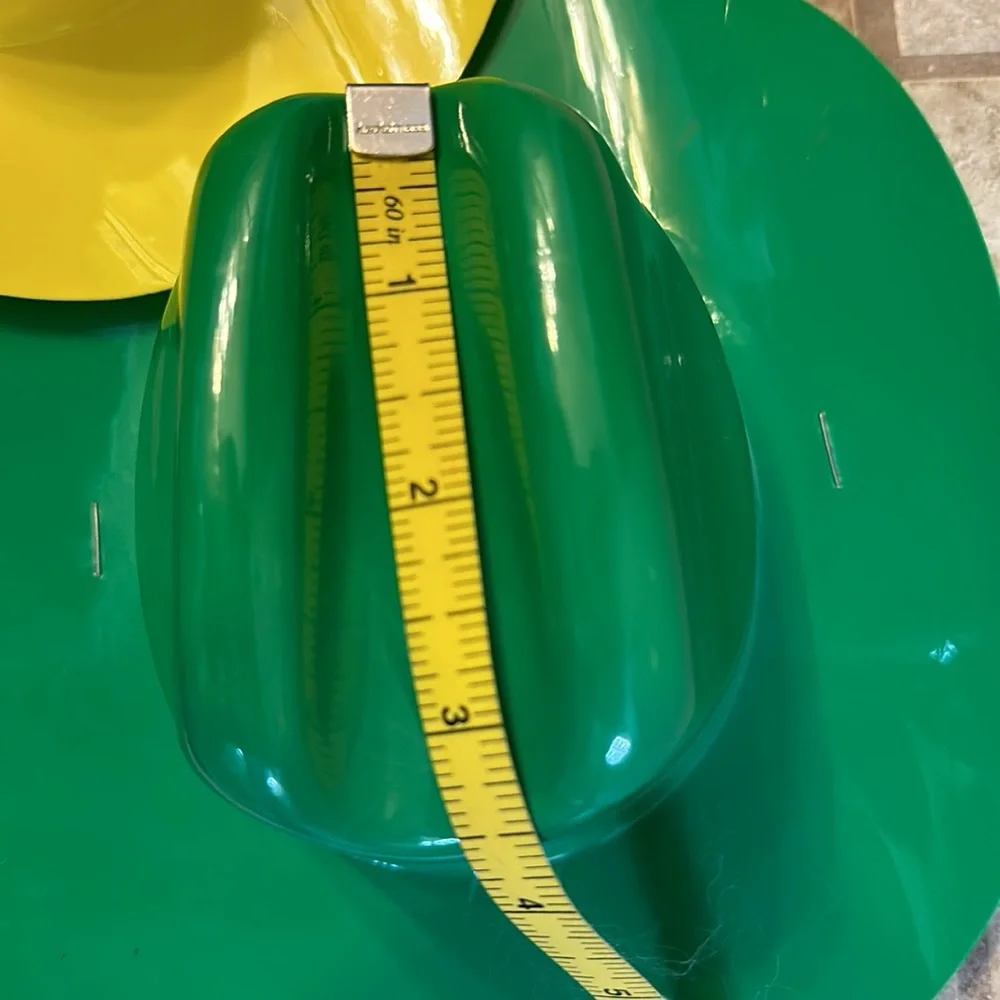 Doggie cowboy hats retro 1999-2000 made in USA worn by Scottie yellow blue green